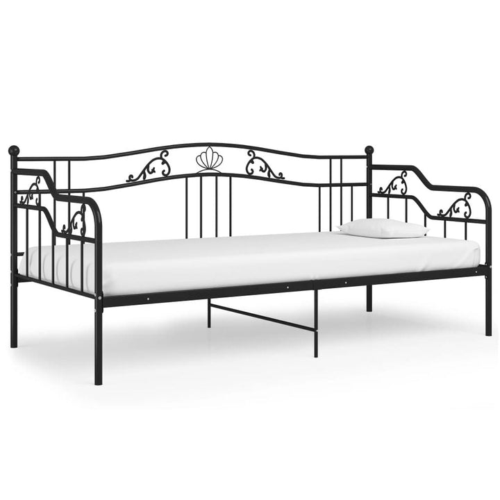 S069808090 - Sofa Bed Frame Black, White & Grey Metal 90x200 cm - Coa Living