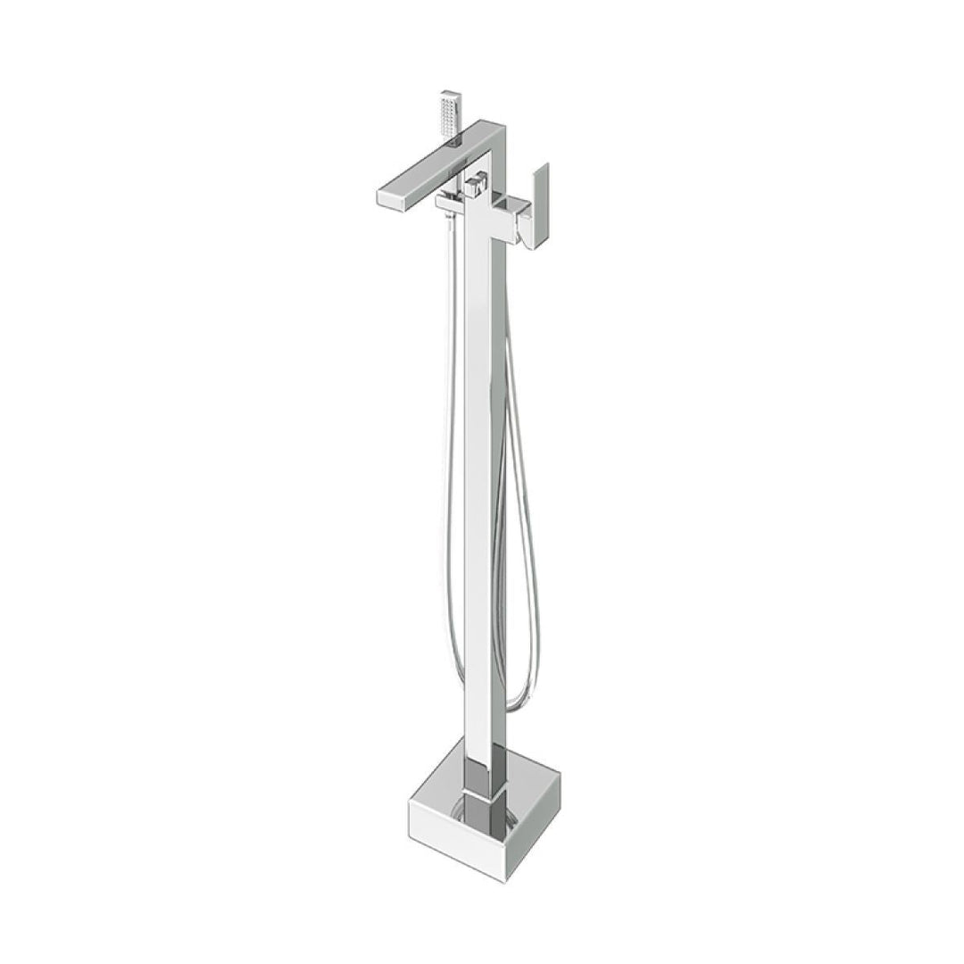 TBTS - 26 - 3602 - CL - Abacus PLAN Bath Shower Mixer Freestanding with Easy Box Chrome - Coa Living