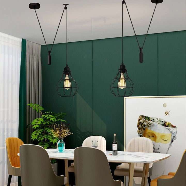 V067936365 - Hanging Pendant Lamp Retro Industrial Vintage Light - Coa Living