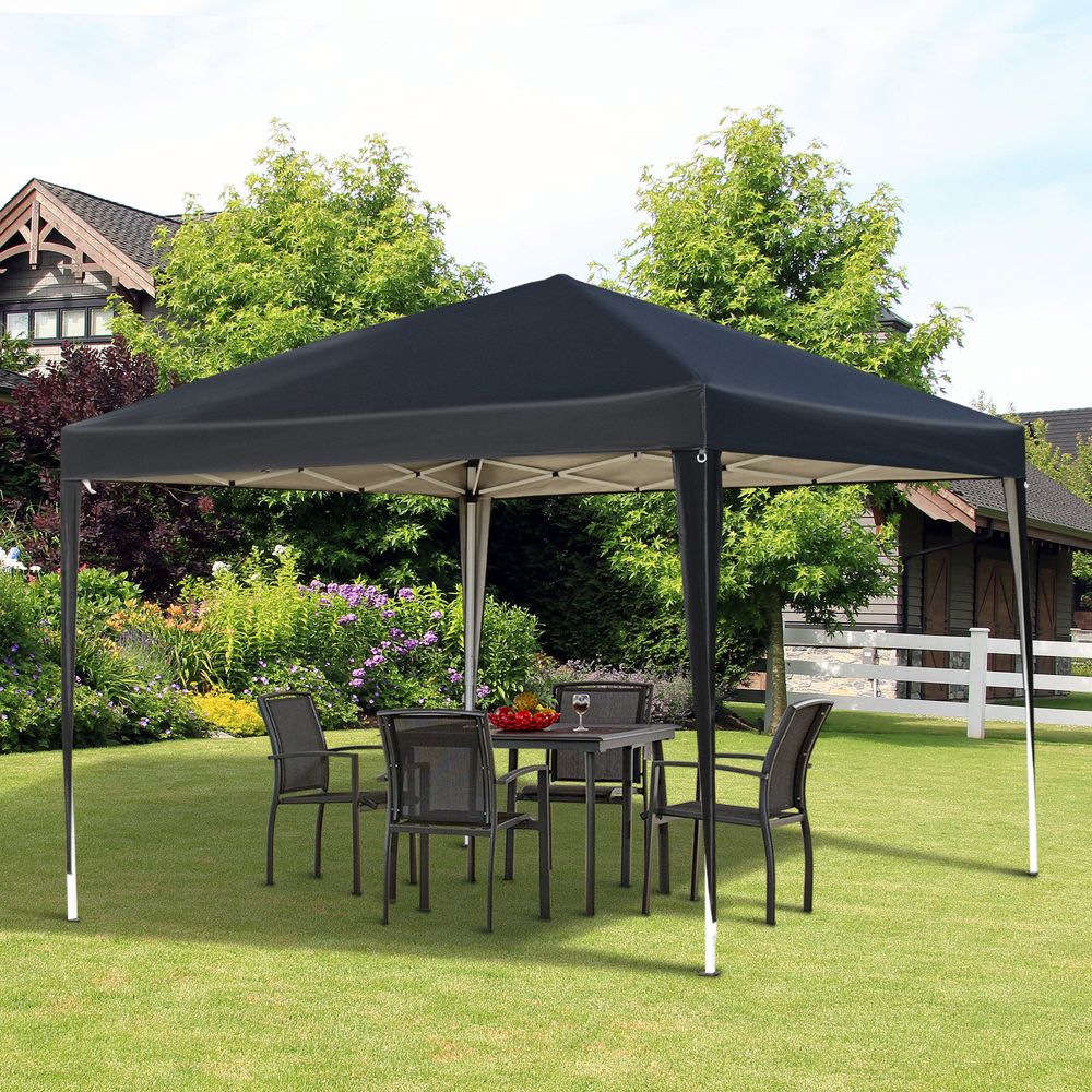 V067942164 - 3x3m Garden Pop Up Gazebo Marquee Party Tent Wedding Canopy UV Protection - Coa Living