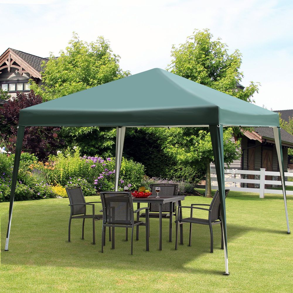 V067942164 - 3x3m Garden Pop Up Gazebo Marquee Party Tent Wedding Canopy UV Protection - Coa Living