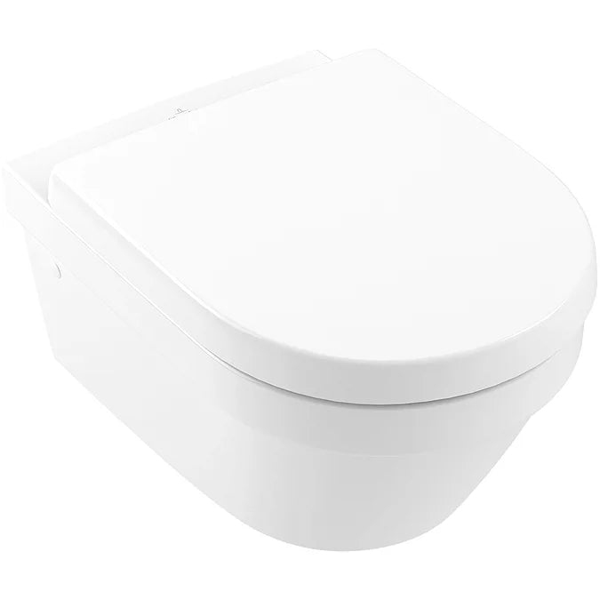 VBP - 23 - 0301 - Villeroy & Boch Architectura DirectFlush Rimless Wall Hung Toilet with Soft Close Seat – Superior Hygiene & Modern Design - Coa Living