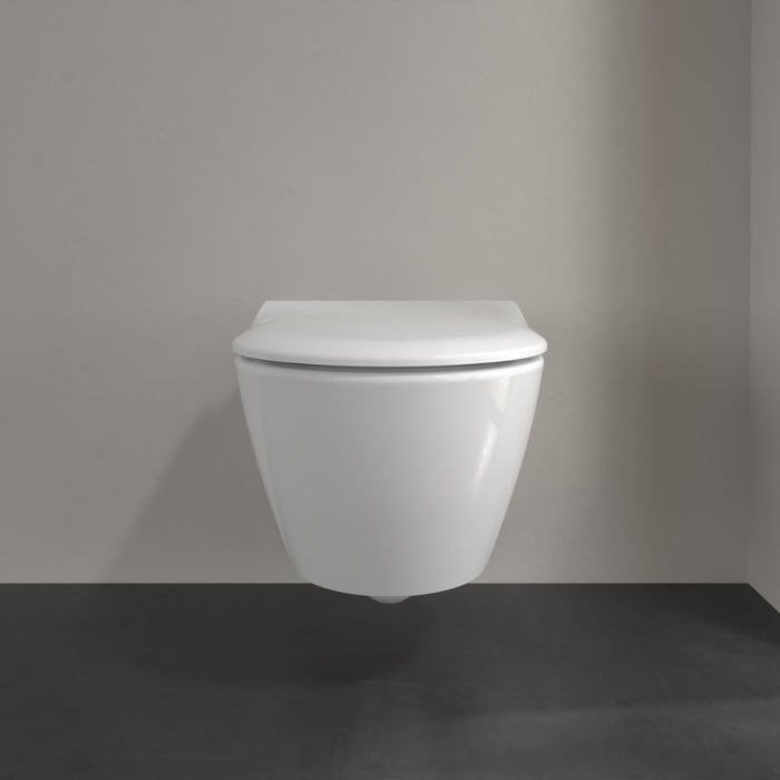 VBP - 24 - 0404 - Villeroy & Boch Subway 2.0 Rimless Wall Hung Toilet with Soft Close Seat - Sleek, Hygienic Design - Coa Living