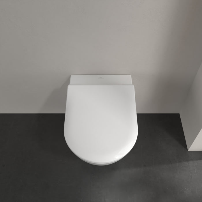 VBP - 24 - 0404 - Villeroy & Boch Subway 2.0 Rimless Wall Hung Toilet with Soft Close Seat - Sleek, Hygienic Design - Coa Living