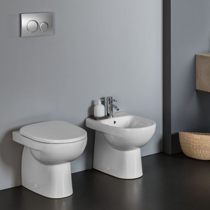 109103212 - Geberit Delta 12cm Concealed Dual Flush Cistern with Delta20 Flush Plate - 109103212 - Coa Living