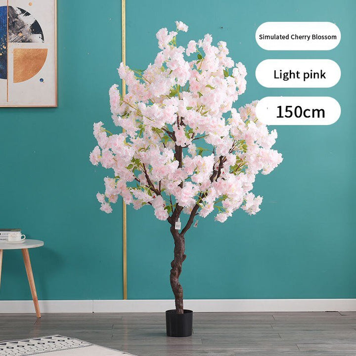 14:1052#Light pink 150cm - Artificial Indoor Cherry Tree 50 to 200cm, 3 colours - Coa Living