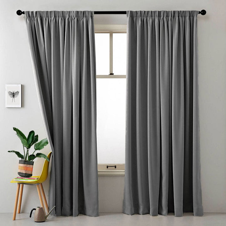 14:10#Deep Gray;5:200008330#W100x250cm 1pc;926:200011761#1.Rod Pocket - Kattegat Modern Curtains with Rail Fastening Options in 3 Shades of Grey - Coa Living