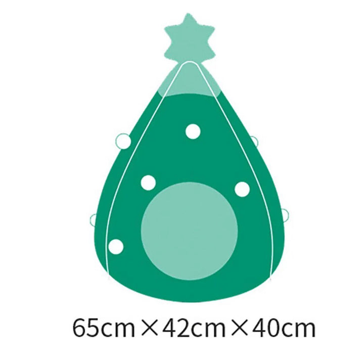 14:175;5:361385 - Christmas Tree Shape Felt Pet Nest - Coa Living