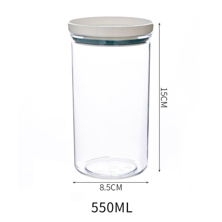 14:200006156#Blue 550ml-1pcs - Kitchen Storage Containers with Coloured Seals - Coa Living