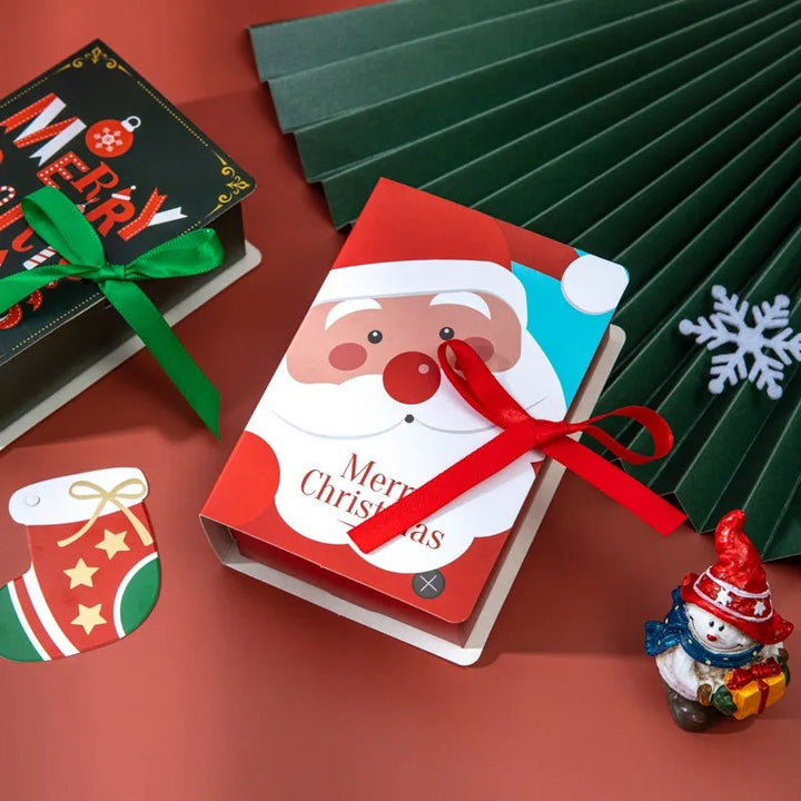 14:202419806#Style3;200323261:202638846#12x8x4.5cm - Carol Book Shape Christmas Gift Boxes - Coa Living