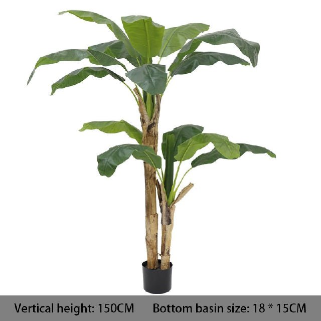 14:202884863#150CM;5:200000990#With Pot - Artificial Banana Tree Plant - Coa Living