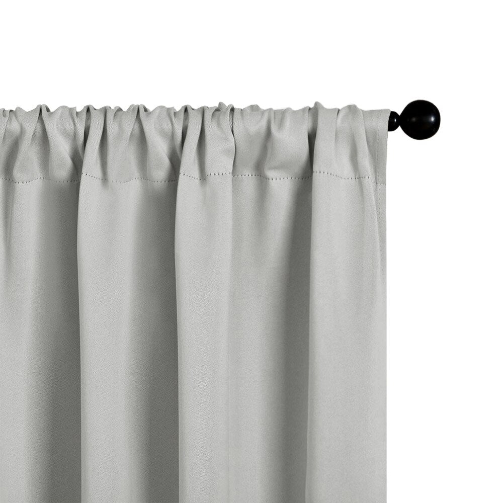 14:29#Greyish Whtie;5:200008330#W100x250cm 1pc;926:200011761#1.Rod Pocket - Kattegat Modern Curtains with Rail Fastening Options in 3 Shades of Grey - Coa Living