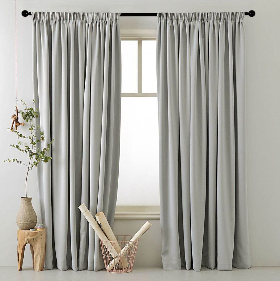 14:366#Light Gray;5:200008330#W100x250cm 1pc;926:200011761#1.Rod Pocket - Kattegat Modern Curtains with Rail Fastening Options in 3 Shades of Grey - Coa Living