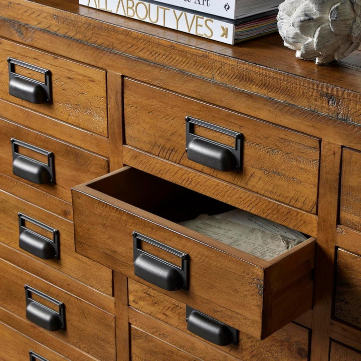 19529 - Merchantesa Industrial Style Chest of 20 Drawers - Coa Living