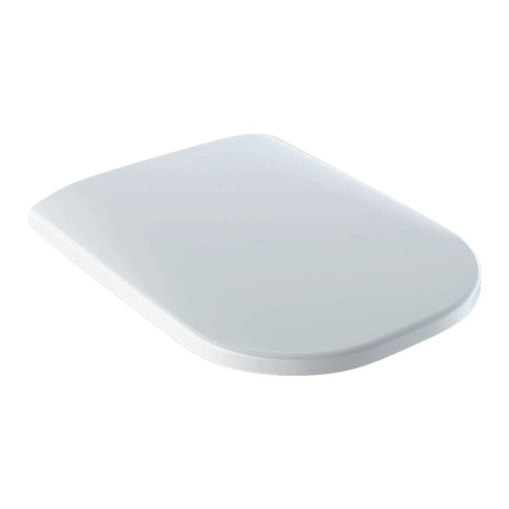 500.233.01.1 - Geberit Smyle Square Replacement Soft Close Toilet Seat in White - 500.233.01.1 - Coa Living