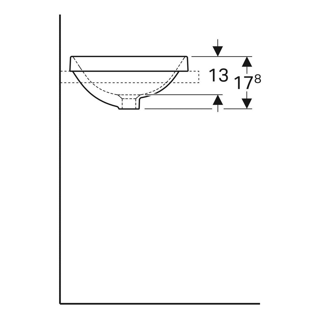 500702012 - Geberit VariForm Round Countertop Basin - Coa Living