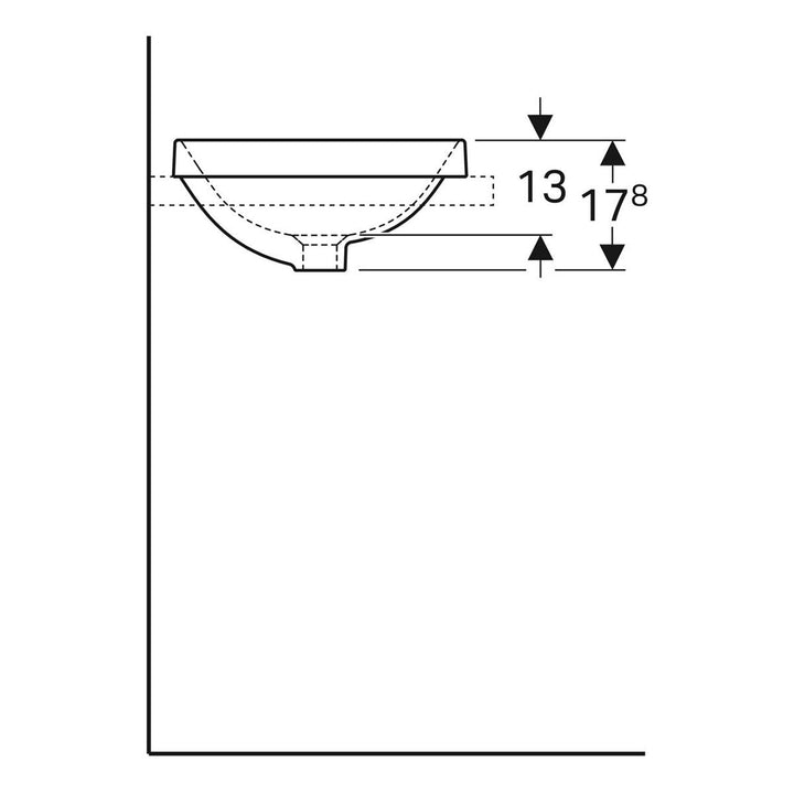 500702012 - Geberit VariForm Round Countertop Basin - Coa Living