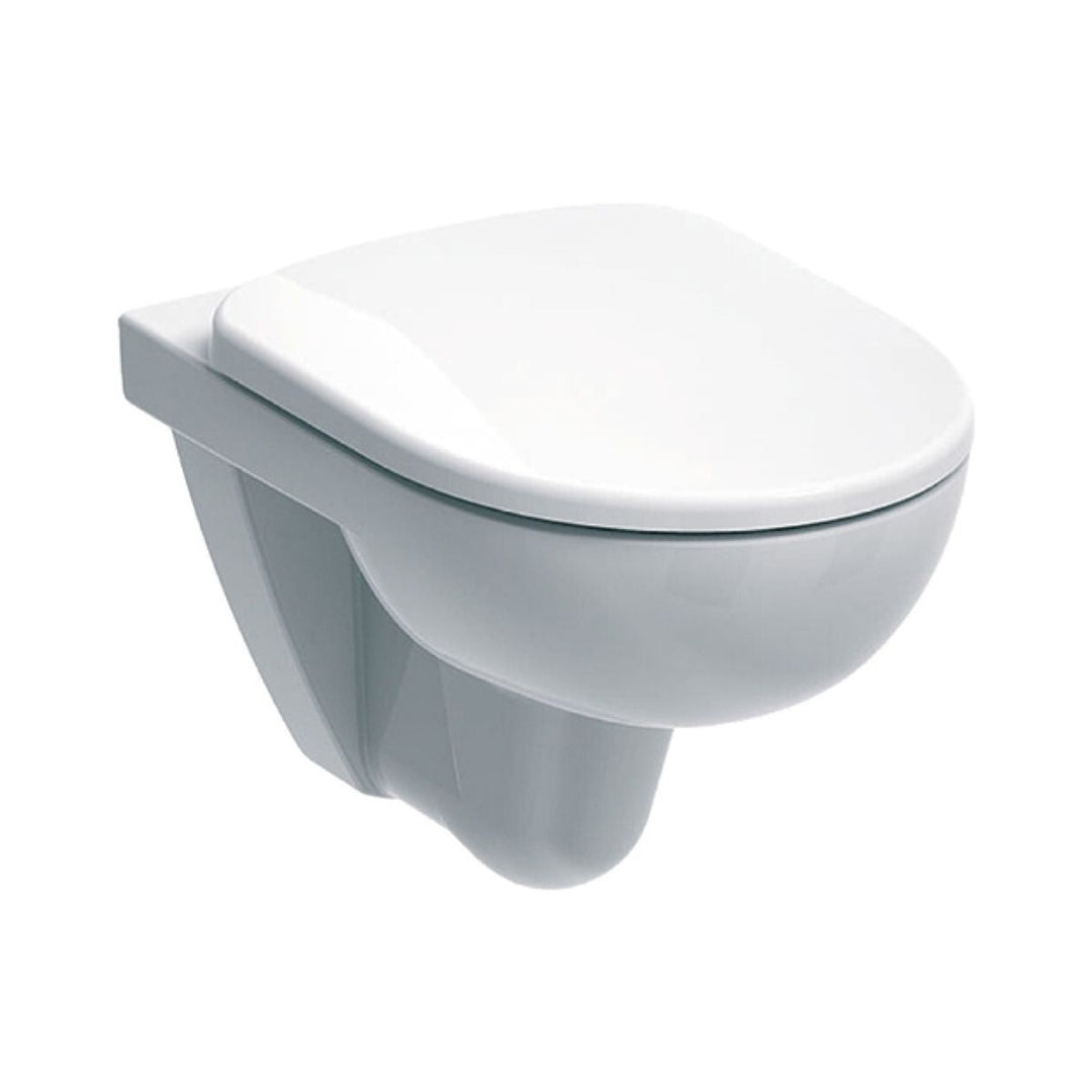 501752001 - Geberit Selnova Wall-Hung WC Pack with Standard Seat and Cover in White - 501752001 - Coa Living