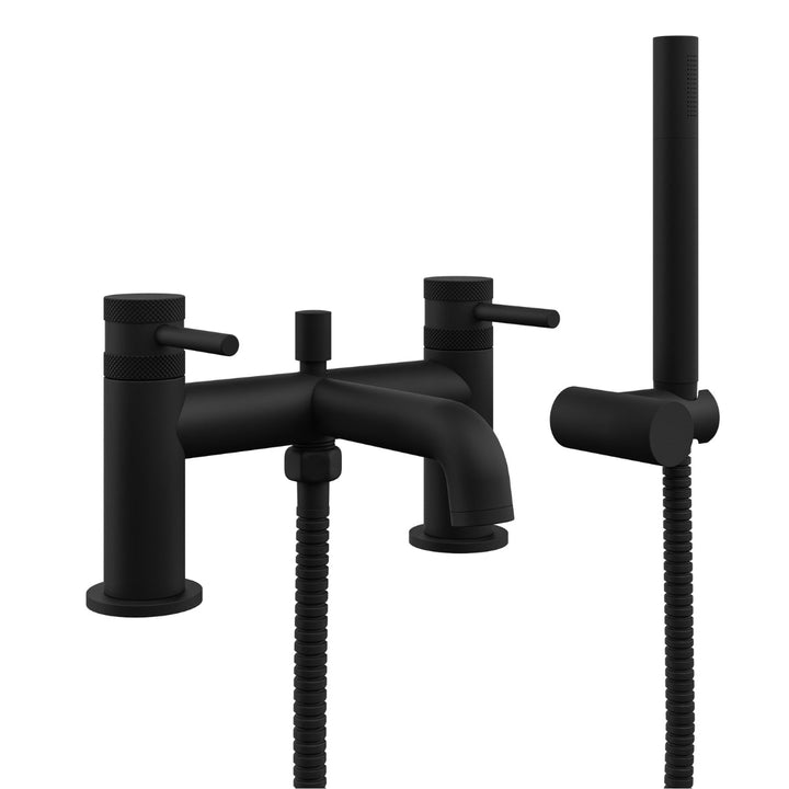 AM00072 - Amara Runswick Bath Shower Mixer Tap in Matt Black - Coa Living