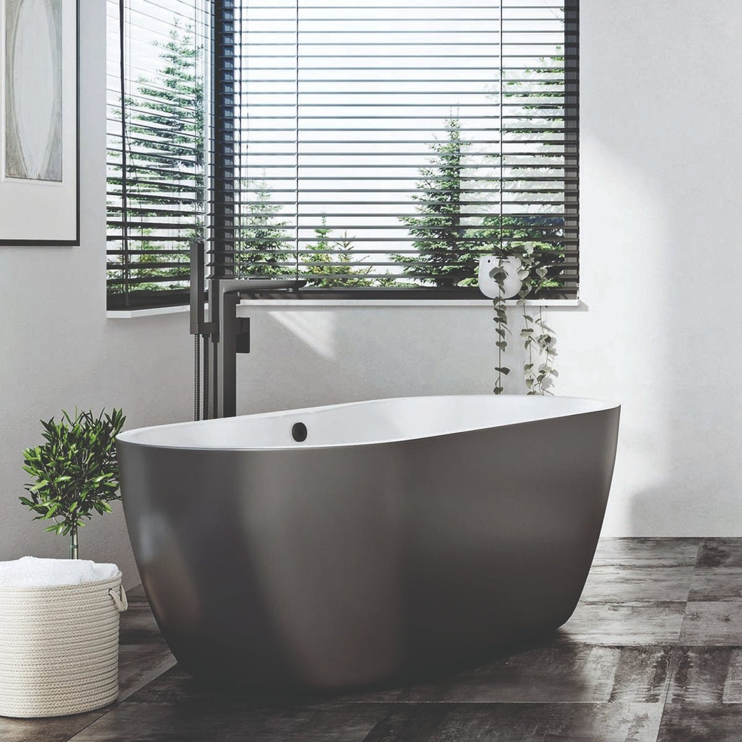 AM00176 - Amara Pop-Up Bath Waste and Overflow in Matt Black - Coa Living