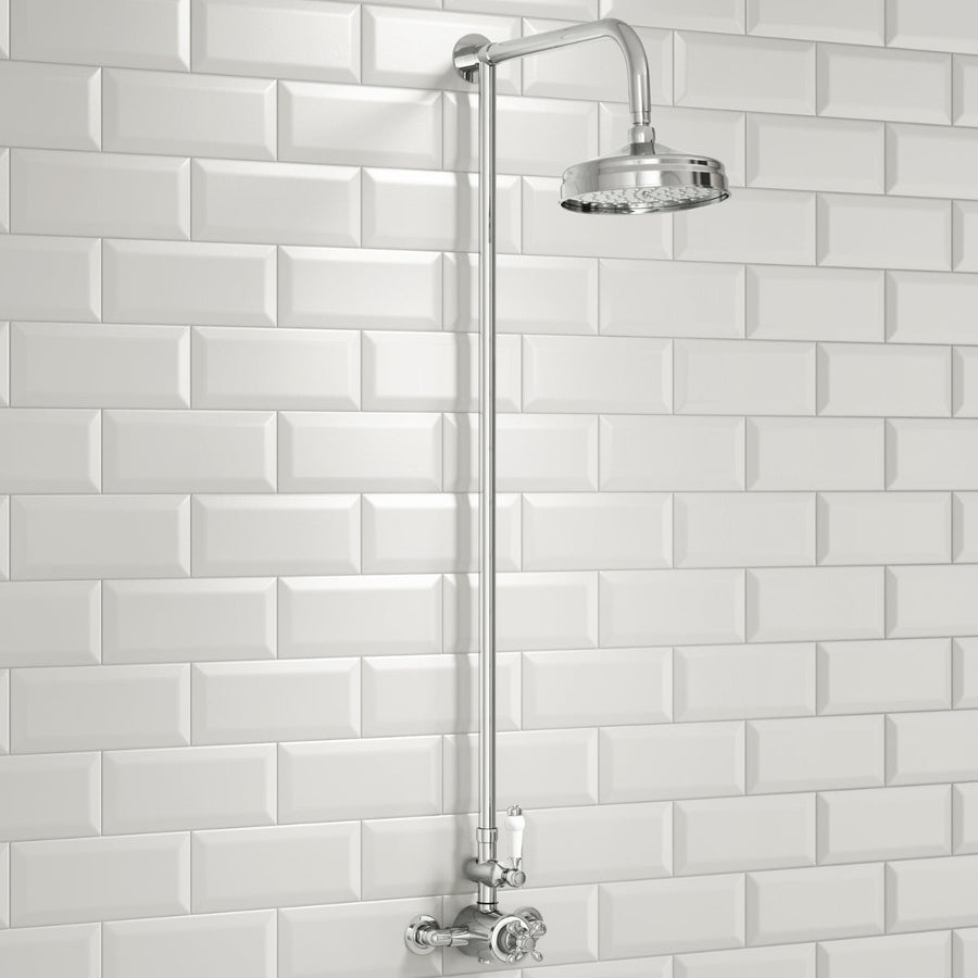 AM00578 - Amara Middleham Rigid Riser Shower in Chrome - Coa Living