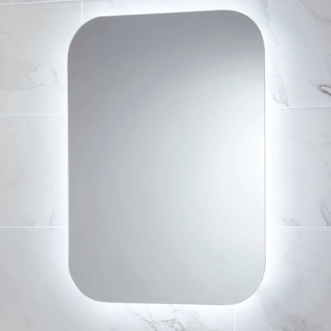 AM00726 - Amara Bedale LED Mirror with Demister Pad and Shaver Socket - Coa Living