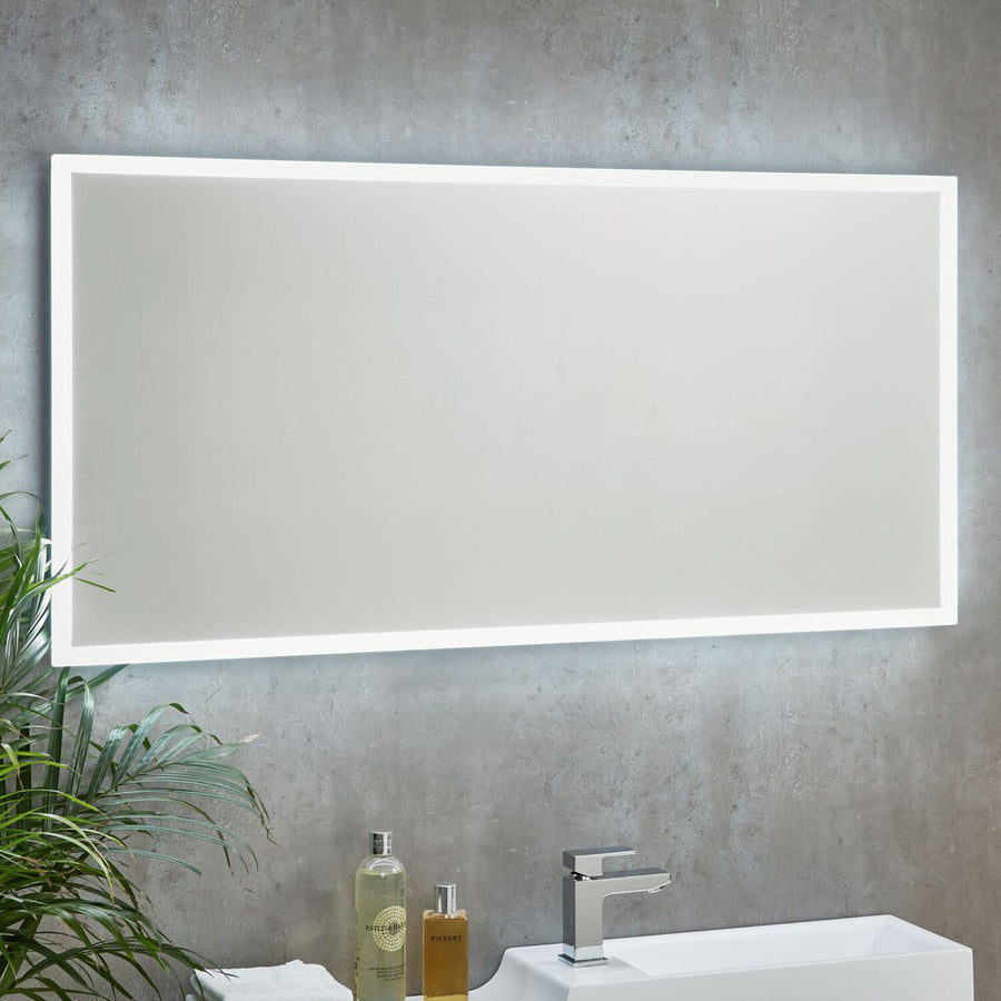 AM00737 - Amara Askrigg 1200mm LED Mirror with Demister Pad and Shaver Socket - Coa Living