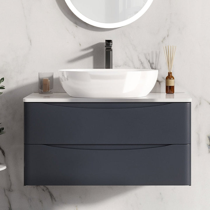 AM00889 - Amara Oval Countertop Basin - Coa Living