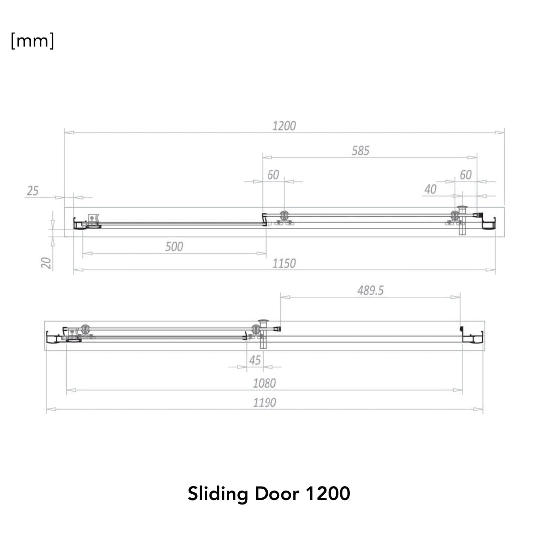 '- Amara Levisham Sliding Shower Door in Chrome - Coa Living