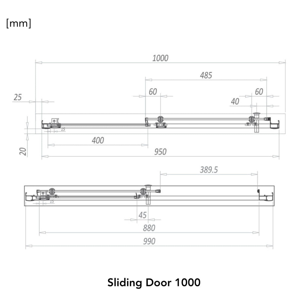 '- Amara Levisham Sliding Shower Door in Chrome - Coa Living