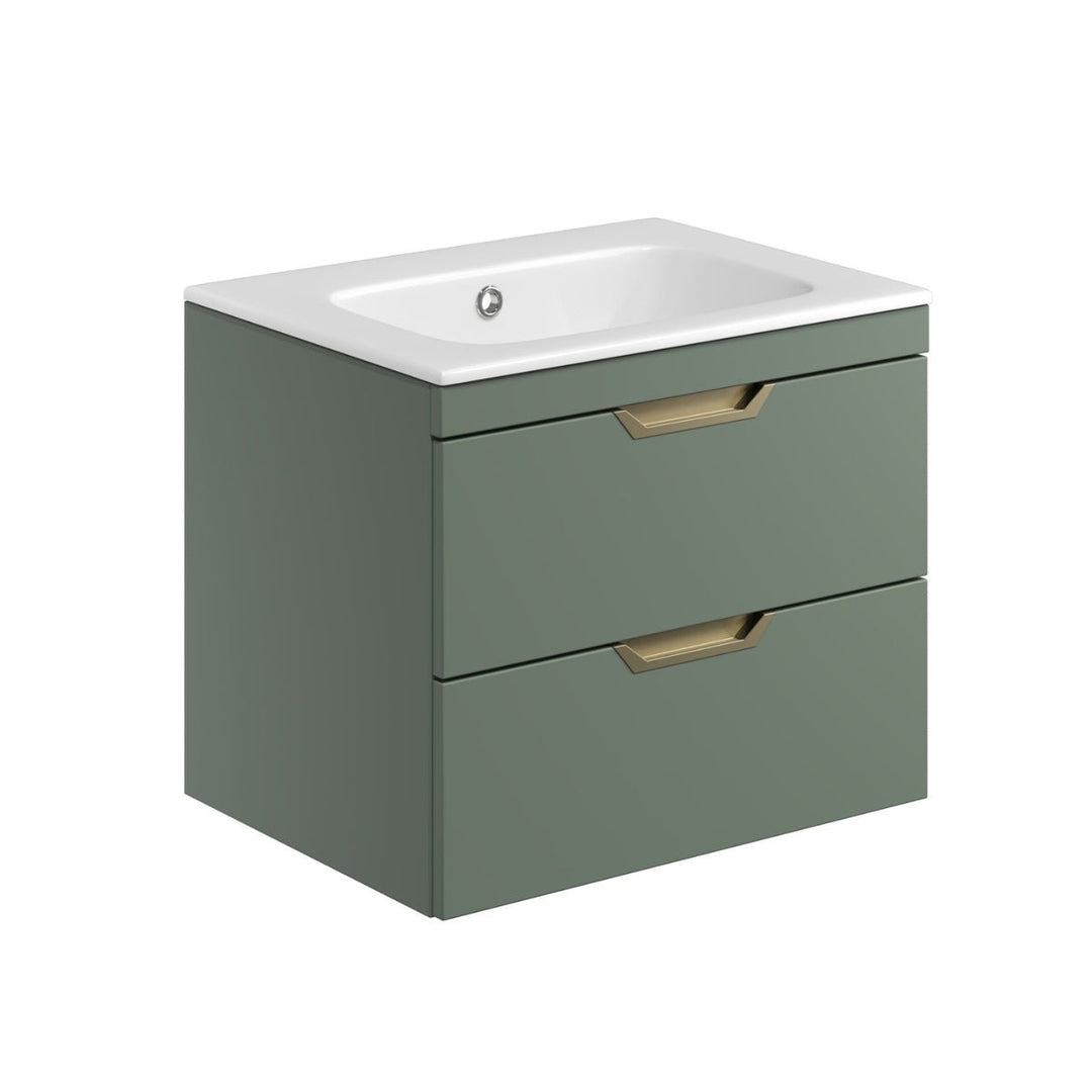 '- Amara Reeth 600mm Vanity Unit in Reed Green - Coa Living