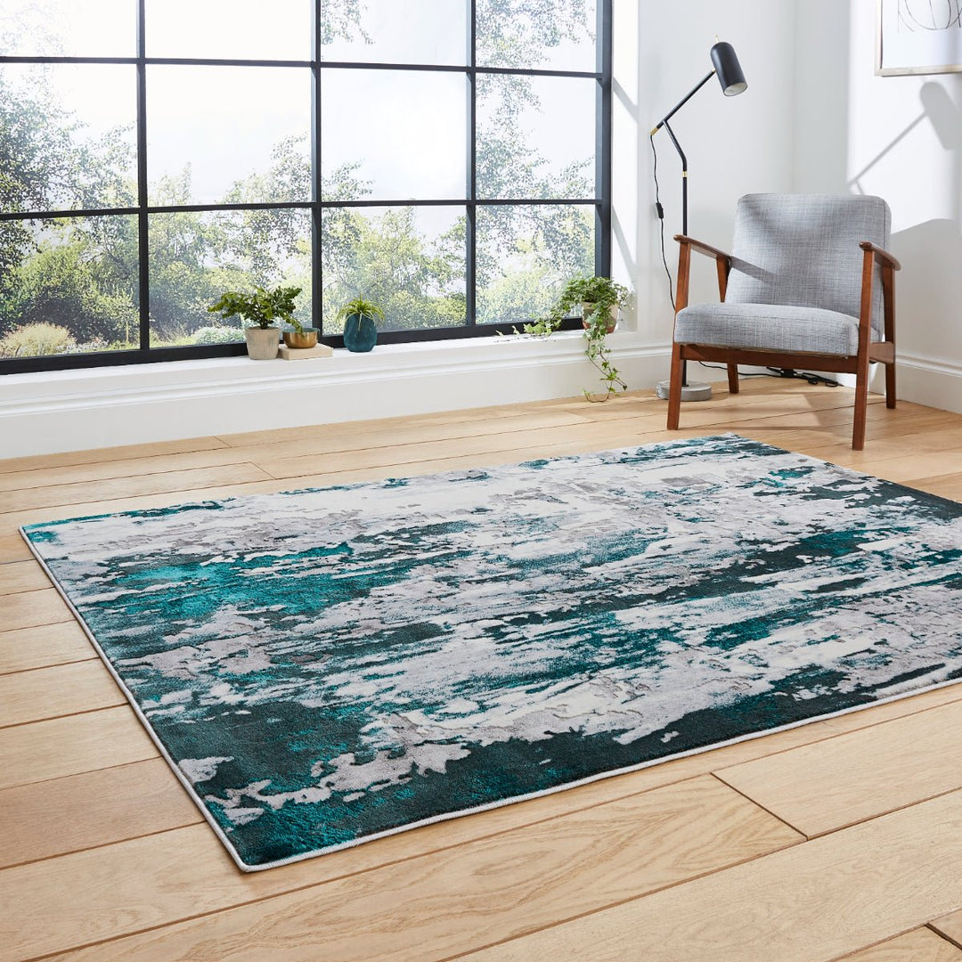 APOGR580GRYGRN1217 - Apollo GR580 Woven High Density Rug - Coa Living