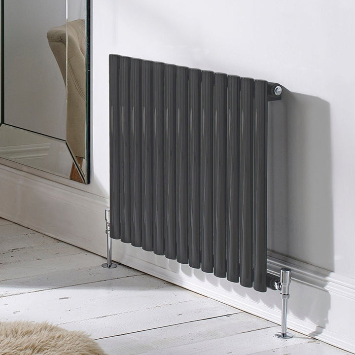 Astrala Sangro Horizontal Radiator in Anthracite