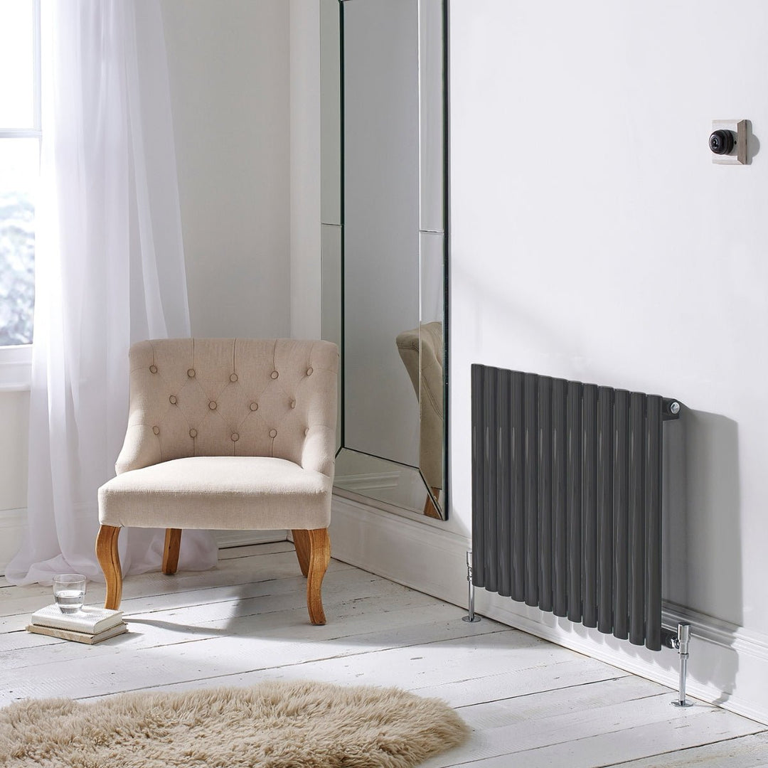 Astrala Sangro Horizontal Radiator in Anthracite