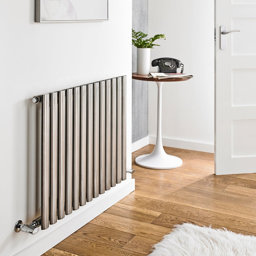 Astrala Sangro Horizontal Radiator in Stainless Steel