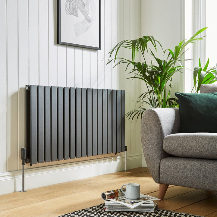 Astrala Tiber Horizontal Radiator in Anthracite