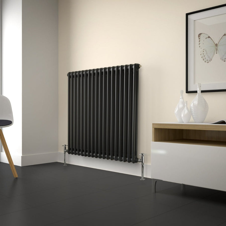 AST00154 - Astrala Oreto Horizontal Column Radiator in Anthracite - Coa Living