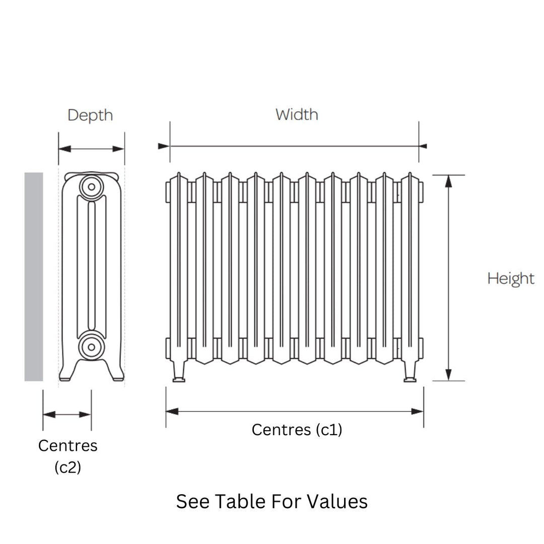 Astrala Vomano Cast Iron Column Radiator