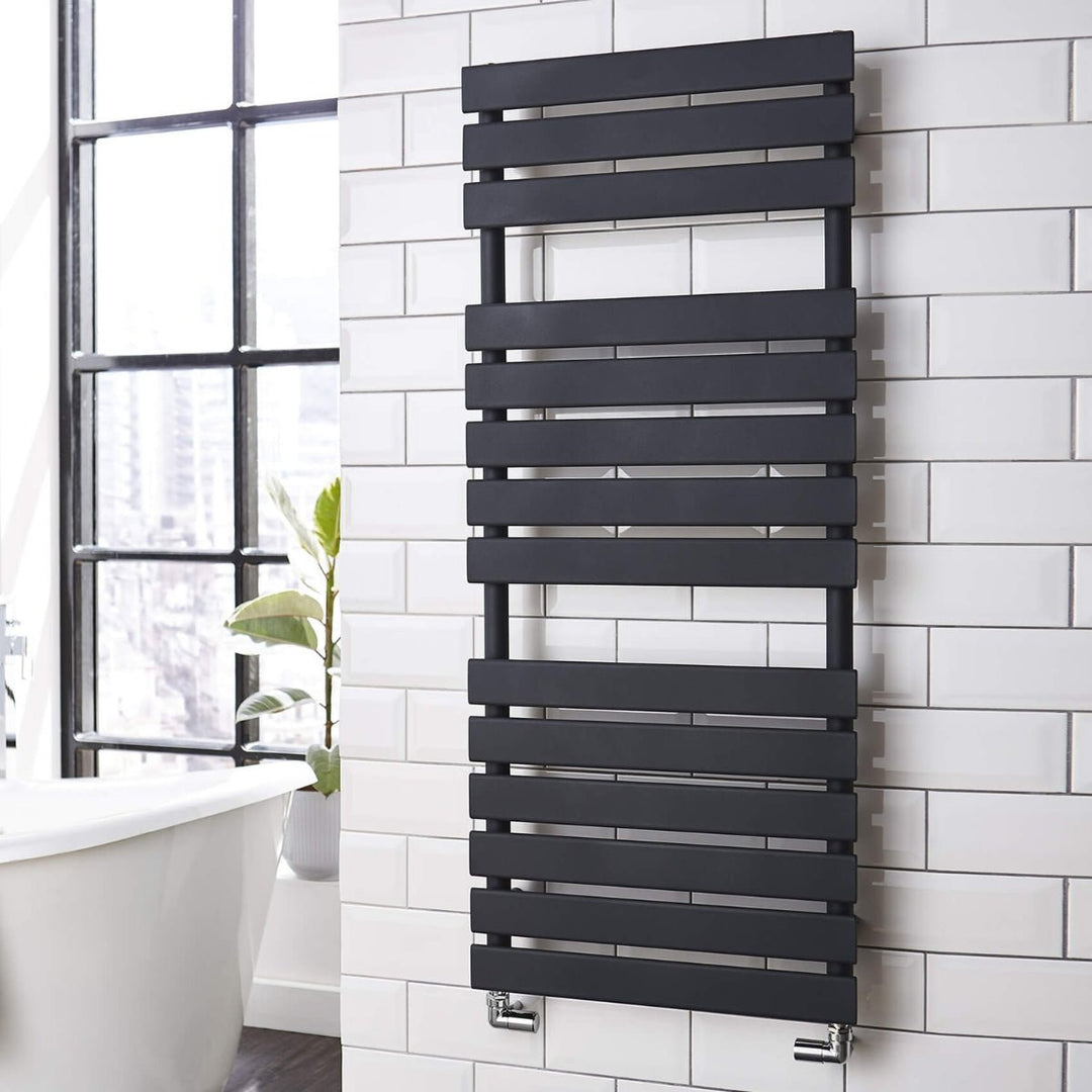 AST00335 - Astrala Panaro Towel Radiator in Anthracite - Coa Living