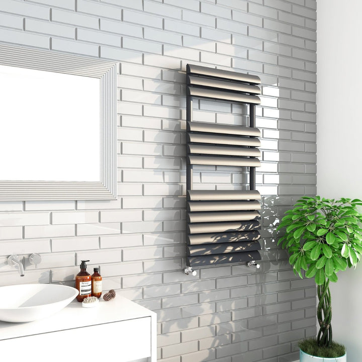 AST00343 - Astrala Torno Towel Radiator in Anthracite - Coa Living