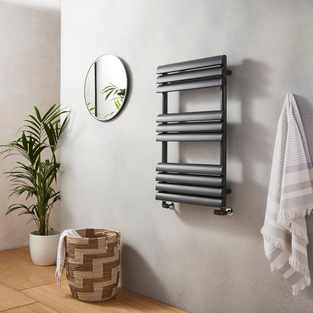 AST00343 - Astrala Torno Towel Radiator in Anthracite - Coa Living