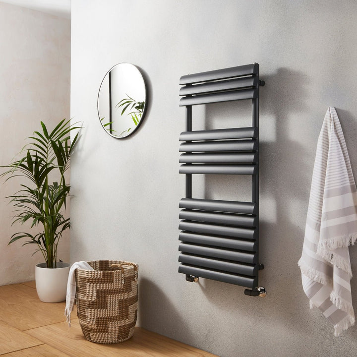 AST00344 - Astrala Torno Towel Radiator in Anthracite - Coa Living