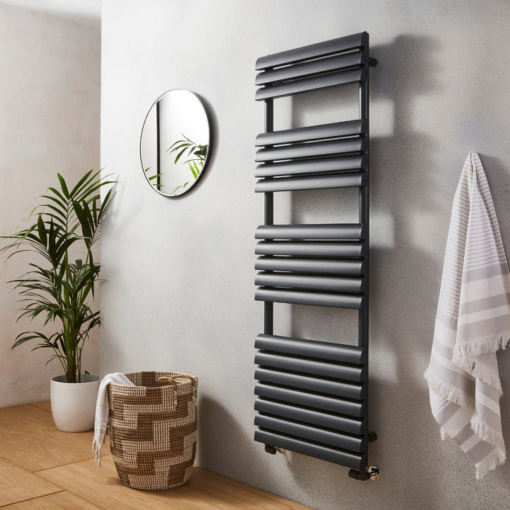 AST00345 - Astrala Torno Towel Radiator in Anthracite - Coa Living