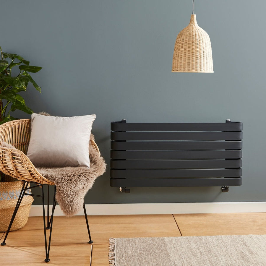 AST00349 - Astrala Ticino Horizontal Radiator in Anthracite - Coa Living