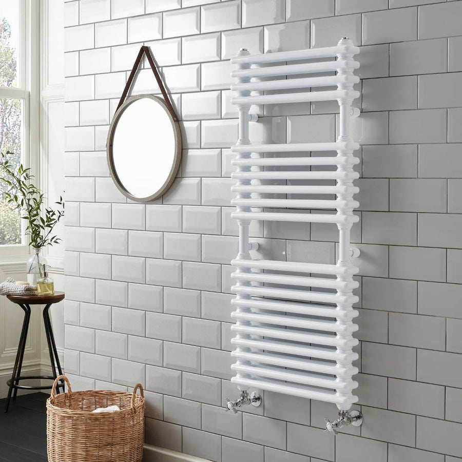 AST00350 - Astrala Ofanto Towel Radiator in White - Coa Living