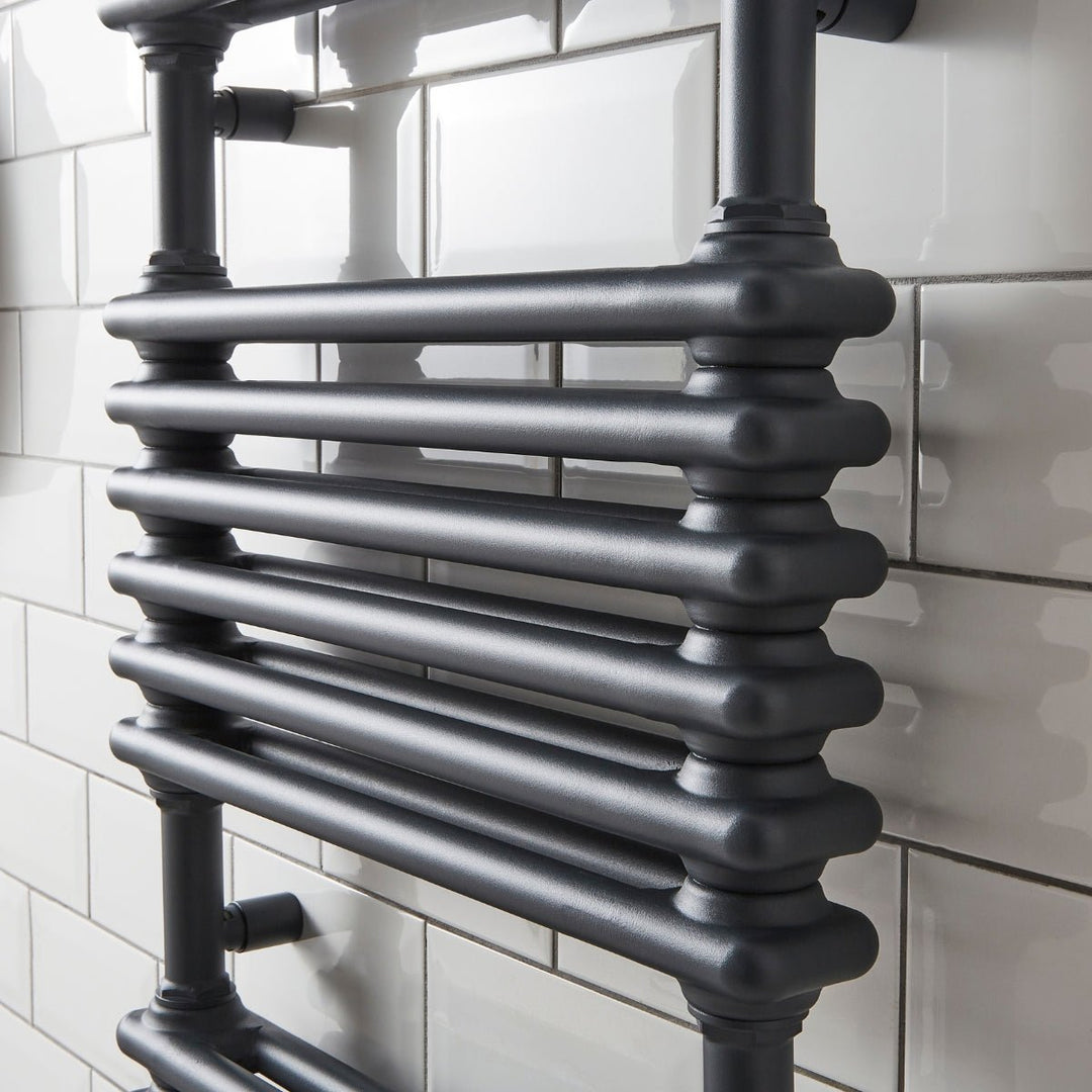 AST00352 - Astrala Ofanto Towel Radiator in Anthracite - Coa Living