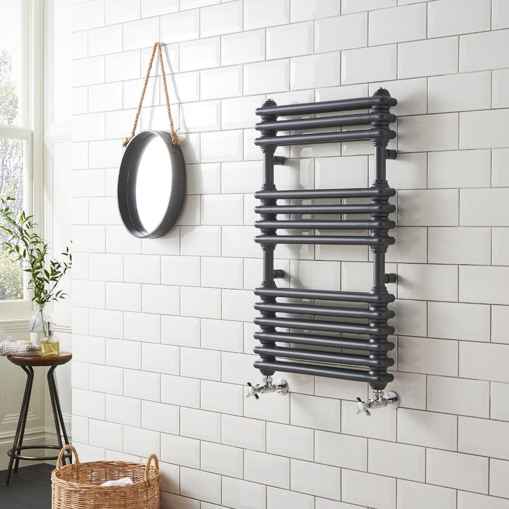 AST00352 - Astrala Ofanto Towel Radiator in Anthracite - Coa Living