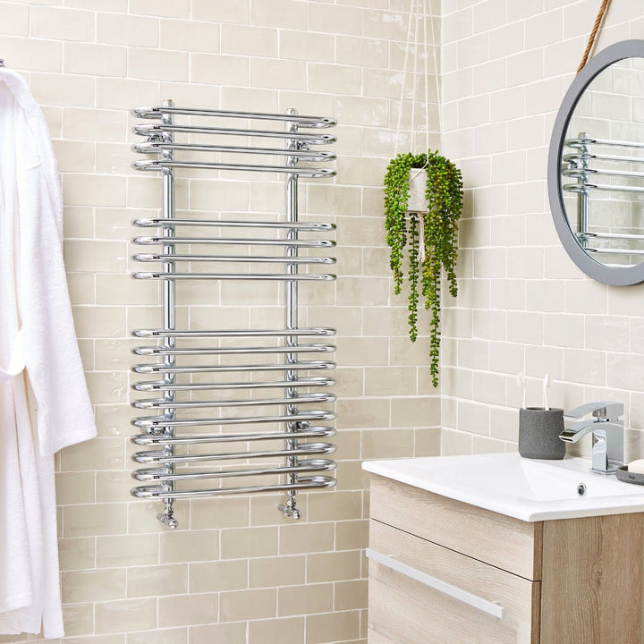 AST00354 - Astrala Piota Towel Radiator in Chrome - Coa Living