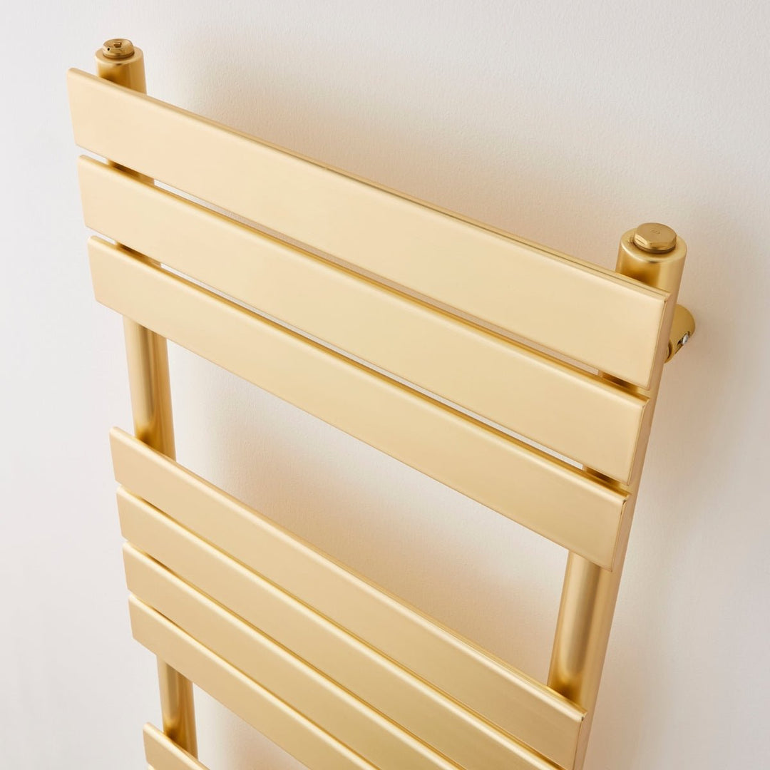 AST00356 - Astrala Mincio Towel Radiator in Brushed Brass - Coa Living