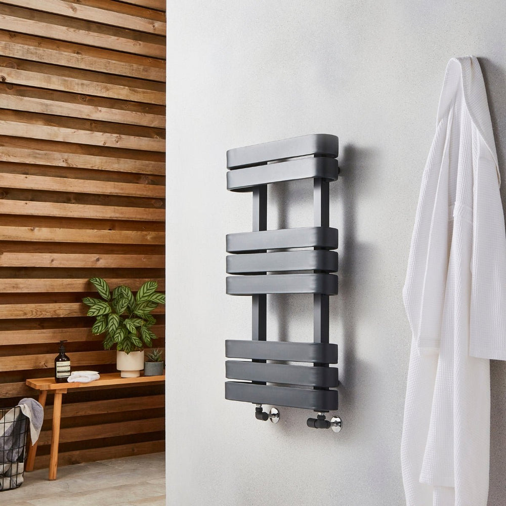 AST00357 - Astrala Serchio Towel Radiator in Anthracite - Coa Living